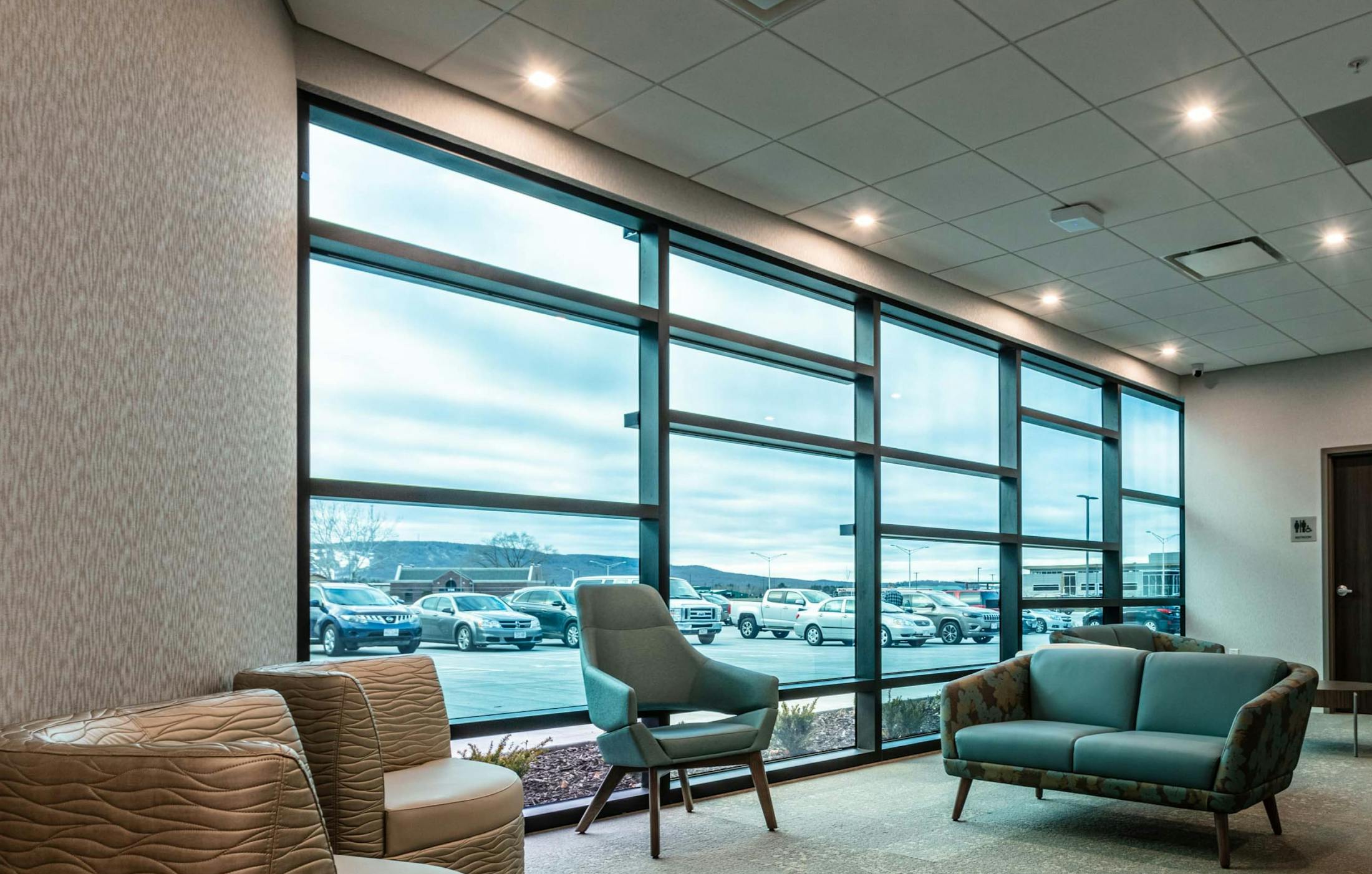 Waiting room at Eleve Medspa.