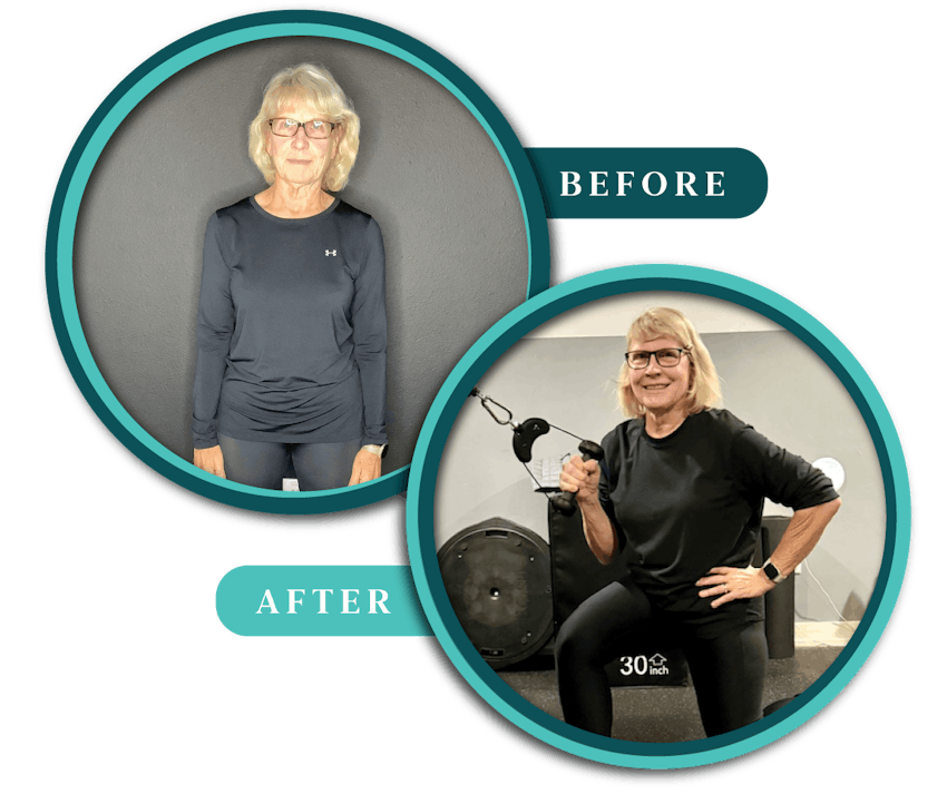 Cindy before and after