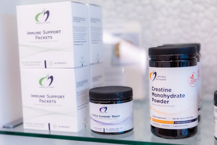 Image of skincare supplements