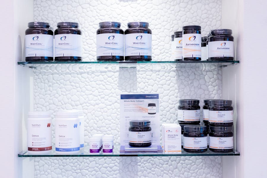 Image of skincare supplements