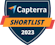 Capterra award badge 2023