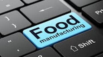 Keyboard with "Food Manufacturing" as a large key