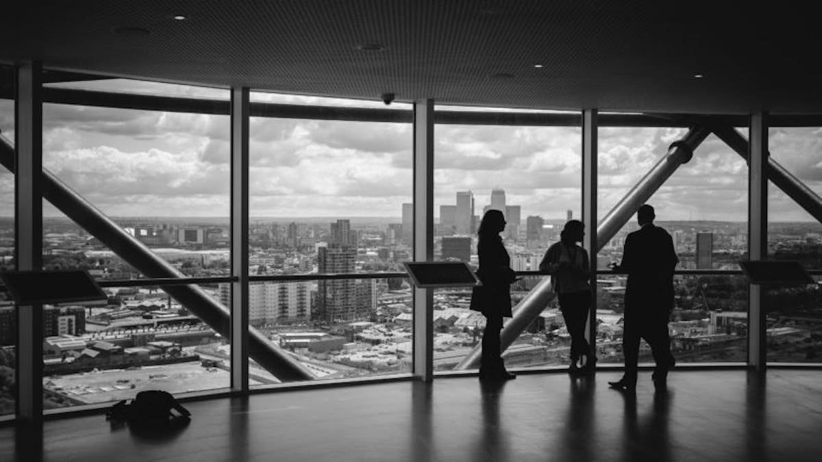 High rise office view