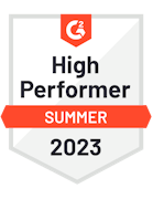 G2 High Performer in Supplier Relationship Management Software Summer 2023 Award