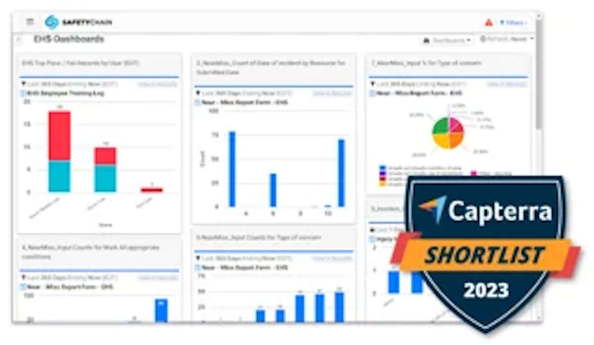 SafetyChain Makes Capterra's Shortlist for Environmental Health & Safety (EHS) Software