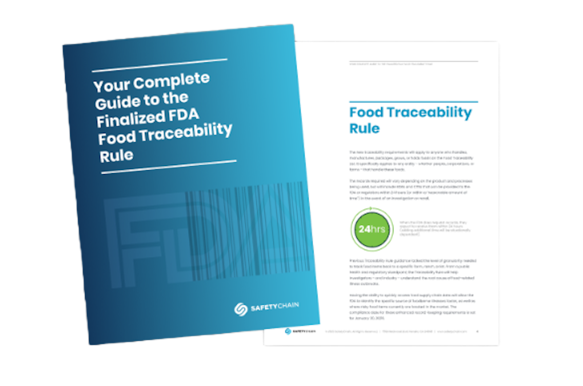 Your complete guide to the Finalized FDA Food Traceability Rule