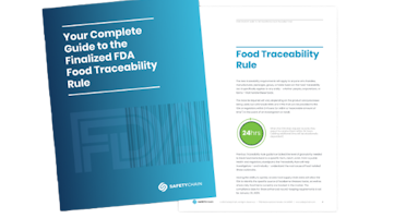 Your complete guide to the Finalized FDA Food Traceability Rule
