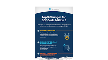 Top 9 Changes for SQF Code Edition 9