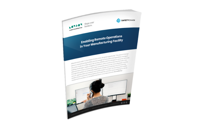 Enabling Remote Operations in Your Manufacturing Facility