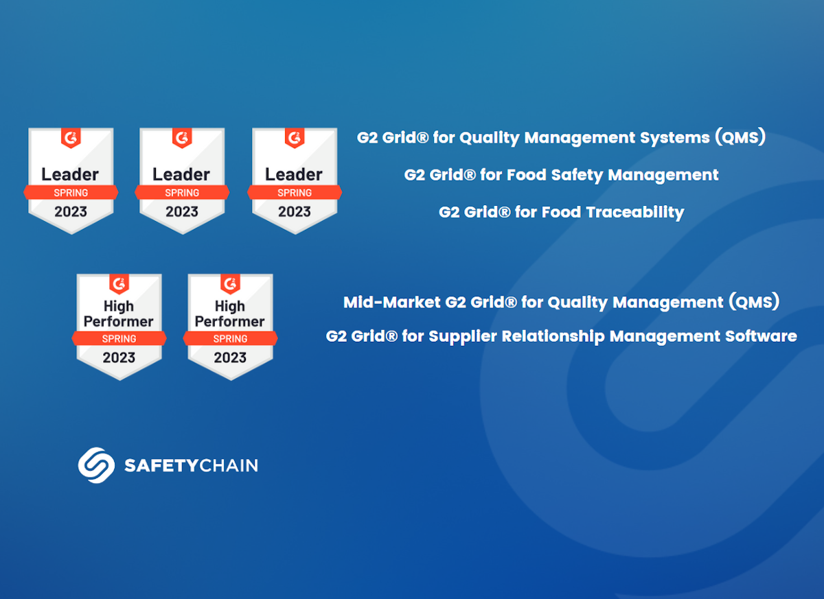 Customers Recognize SafetyChain as Leader in Multiple G2 | SafetyChain