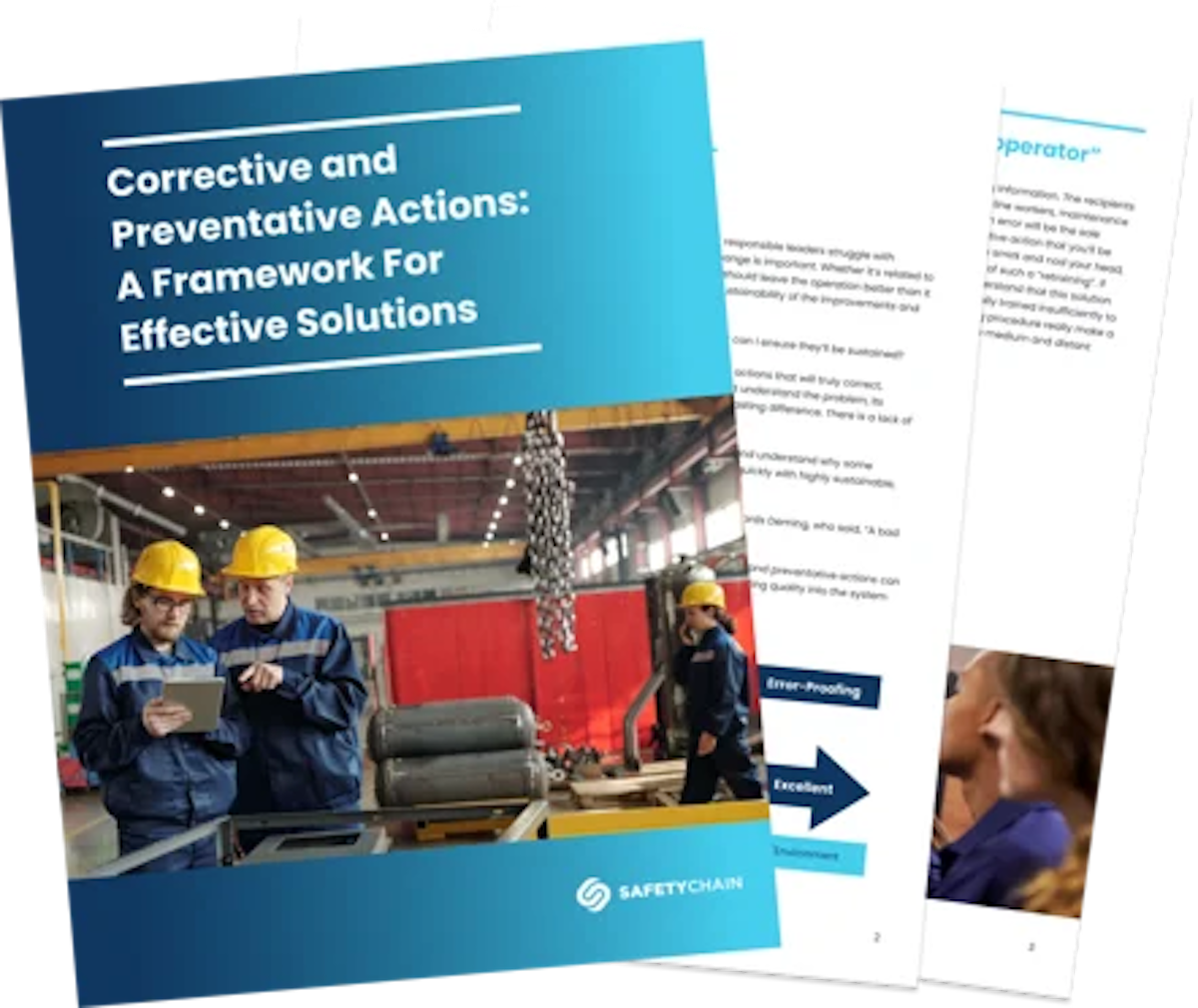 CAPAs: A Framework For Effective Solutions | SafetyChain