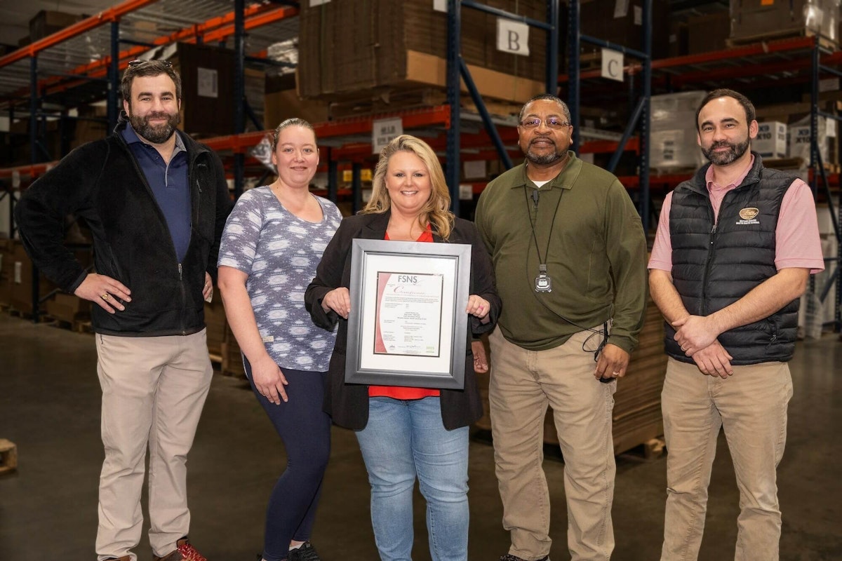 Joyce Farms receiving an AA+ rating on their BRC audit