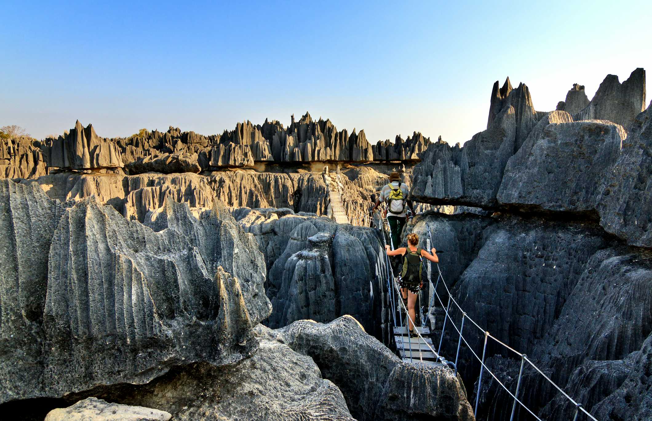 Tsingy de Bemaraha, nature reserve and national park for trekking and adventure enthusiasts