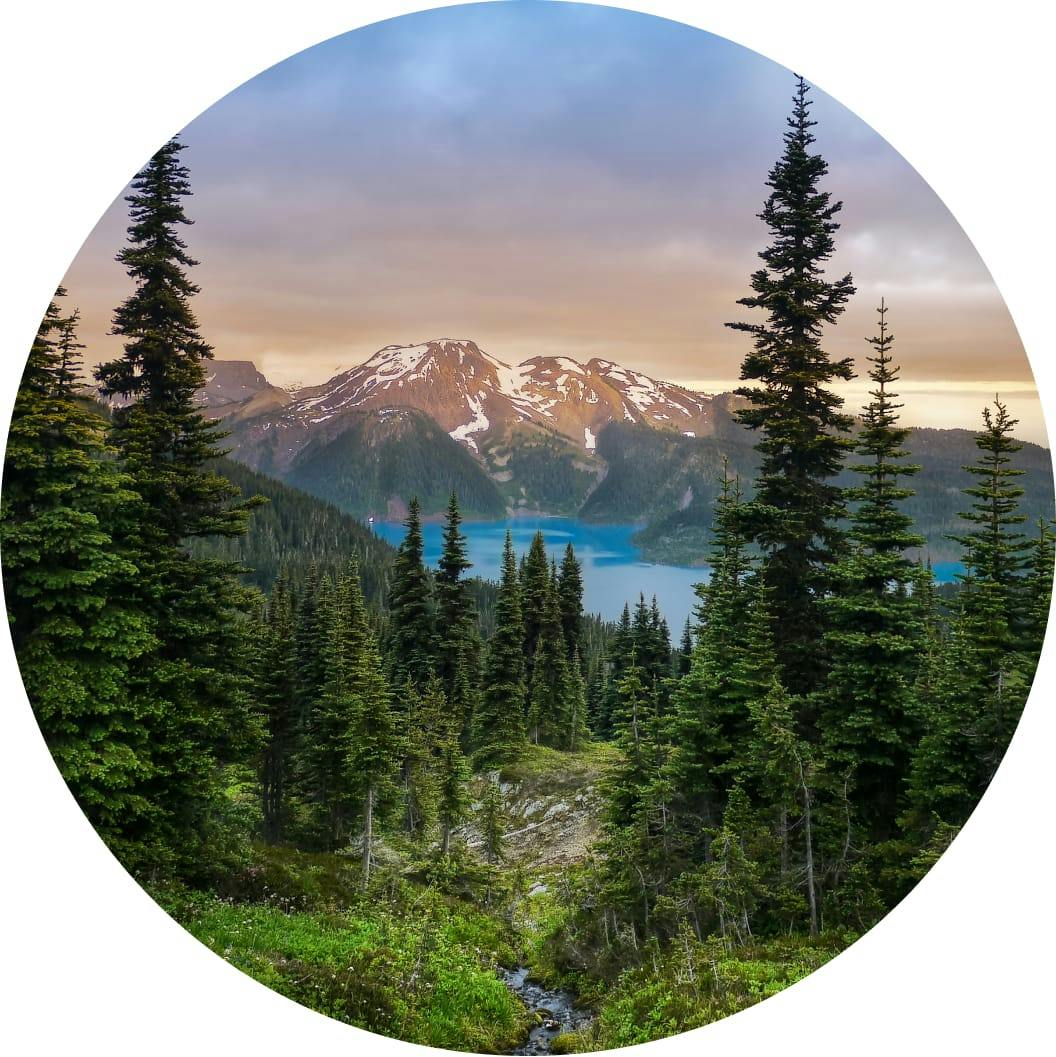 beautiful mountain scenery