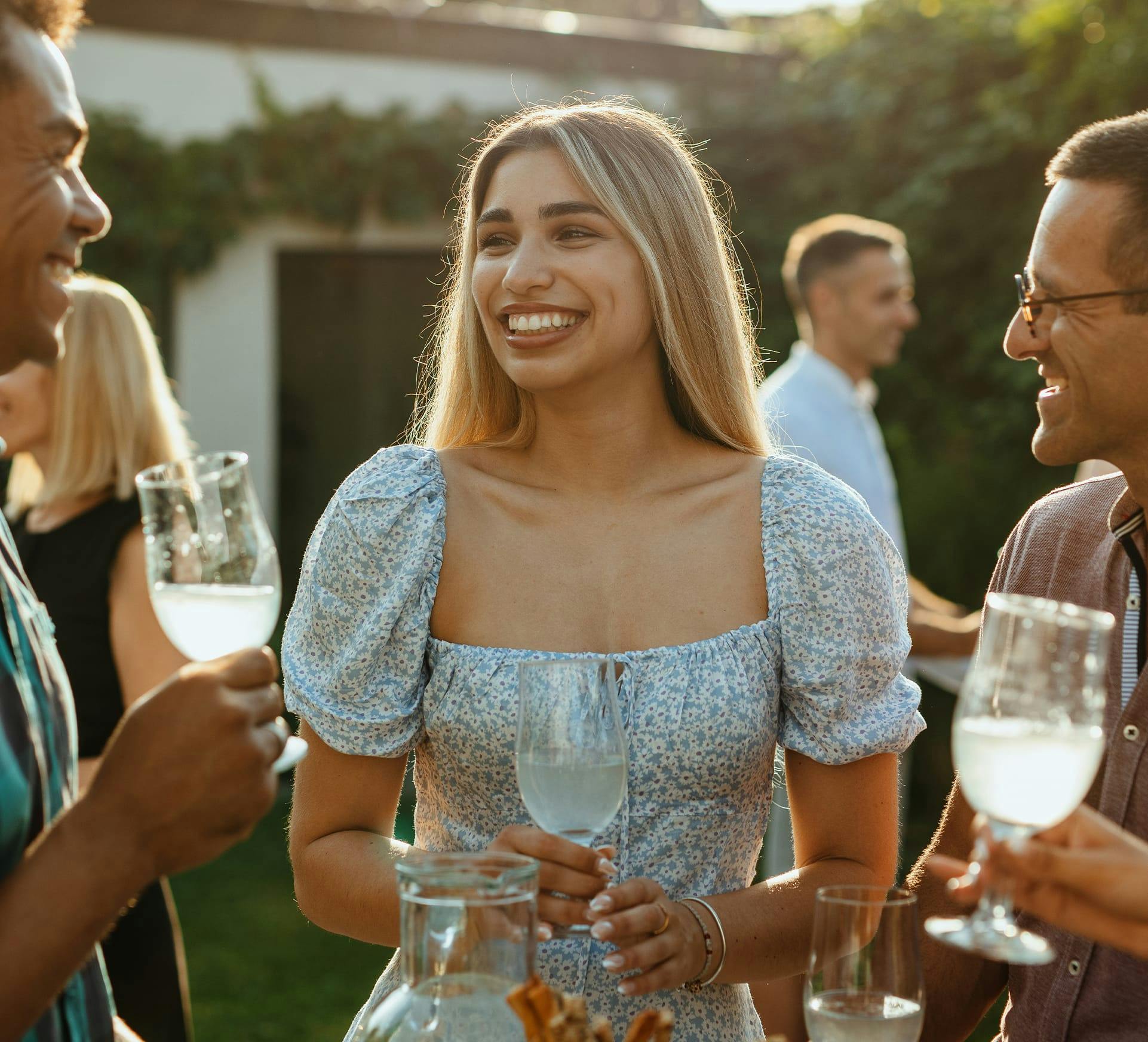 woman a party after semaglutide in St. Pete