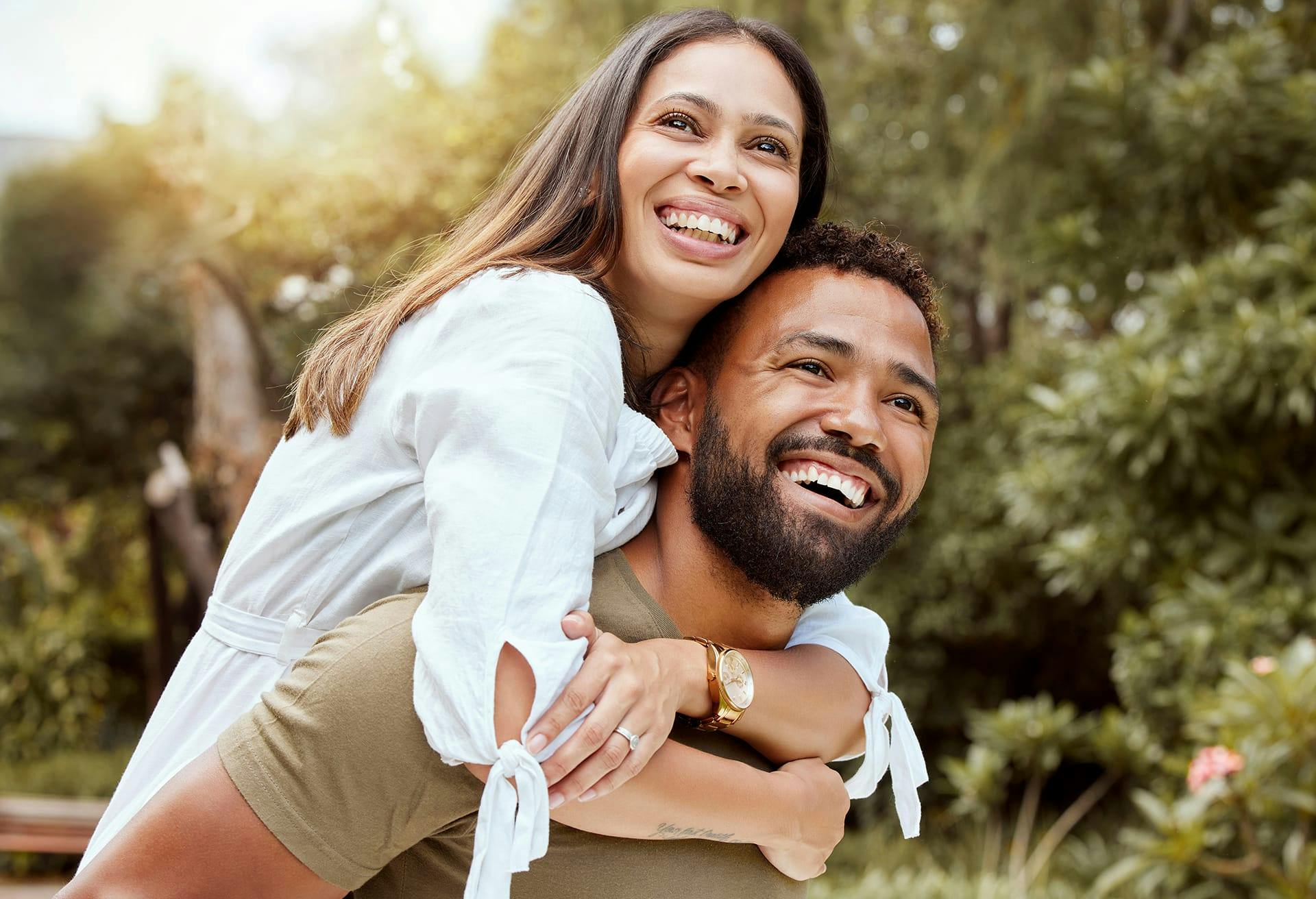 couple after man gets  shockwave therapy in Clearwater