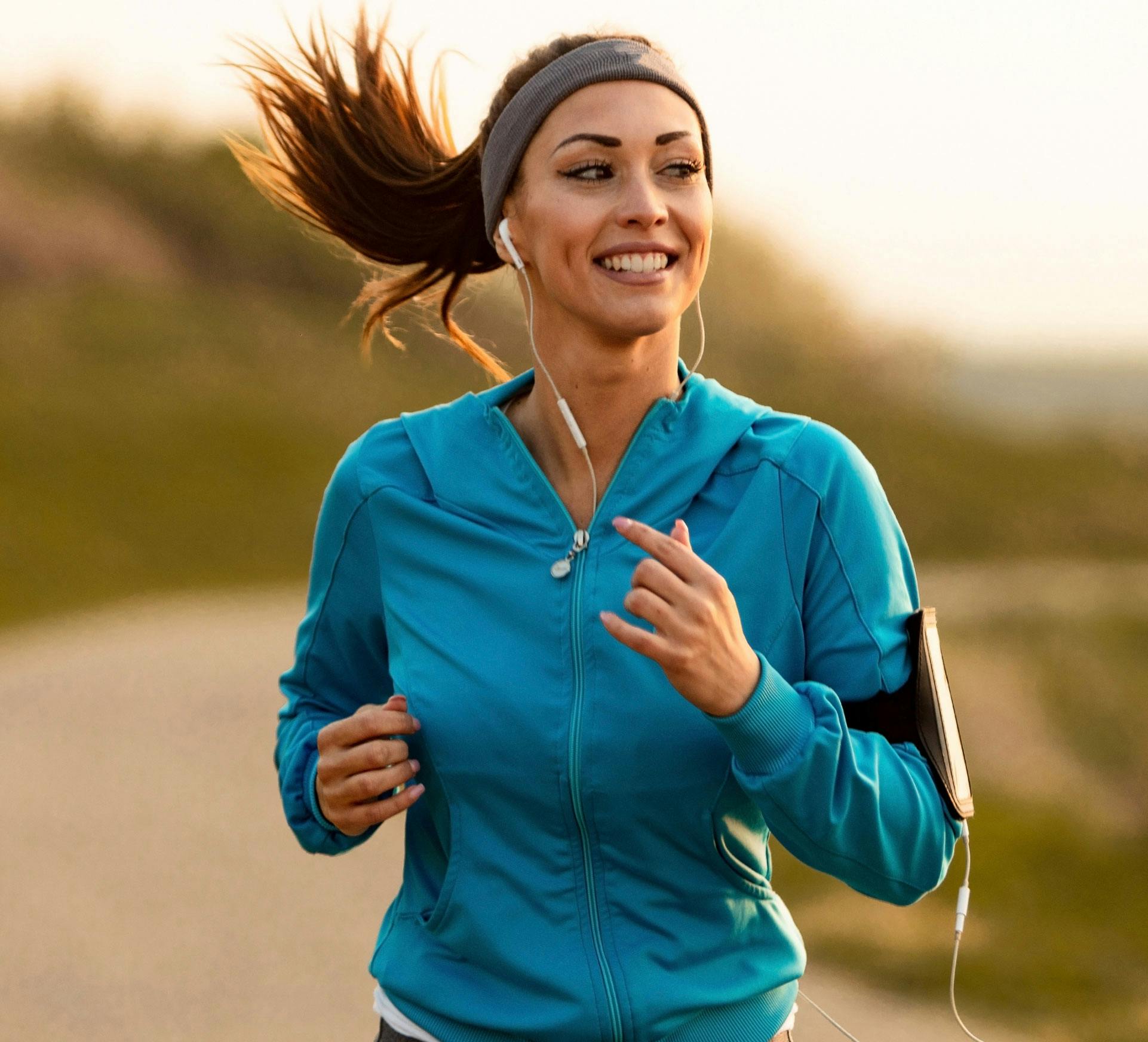 woman jogging after medical weight loss in Clearwater, FL