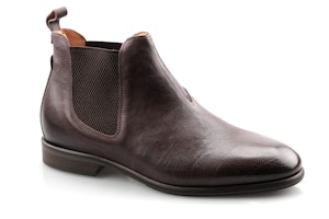 Beatle boot Lepori collezione uomo colore marrone, scarpa di profilo