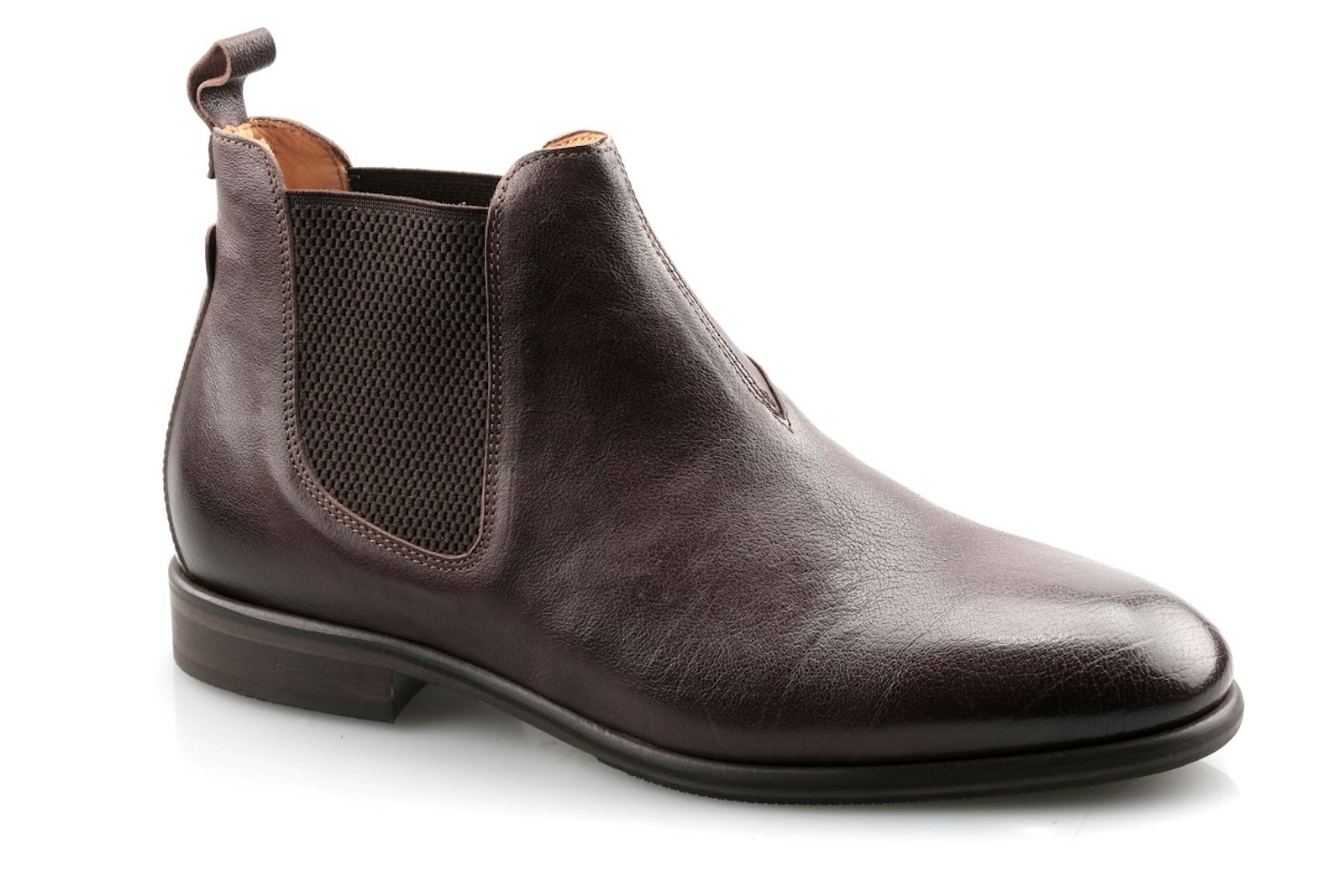 Beatle boot Lepori collezione uomo colore marrone, scarpa di profilo