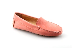 mocassino Lepori Paolo collezione donna colore pesca, scarpa singola