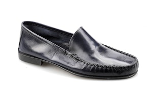 mocassino Lepori leo Sax collezione uomo colore blu scarpa singola