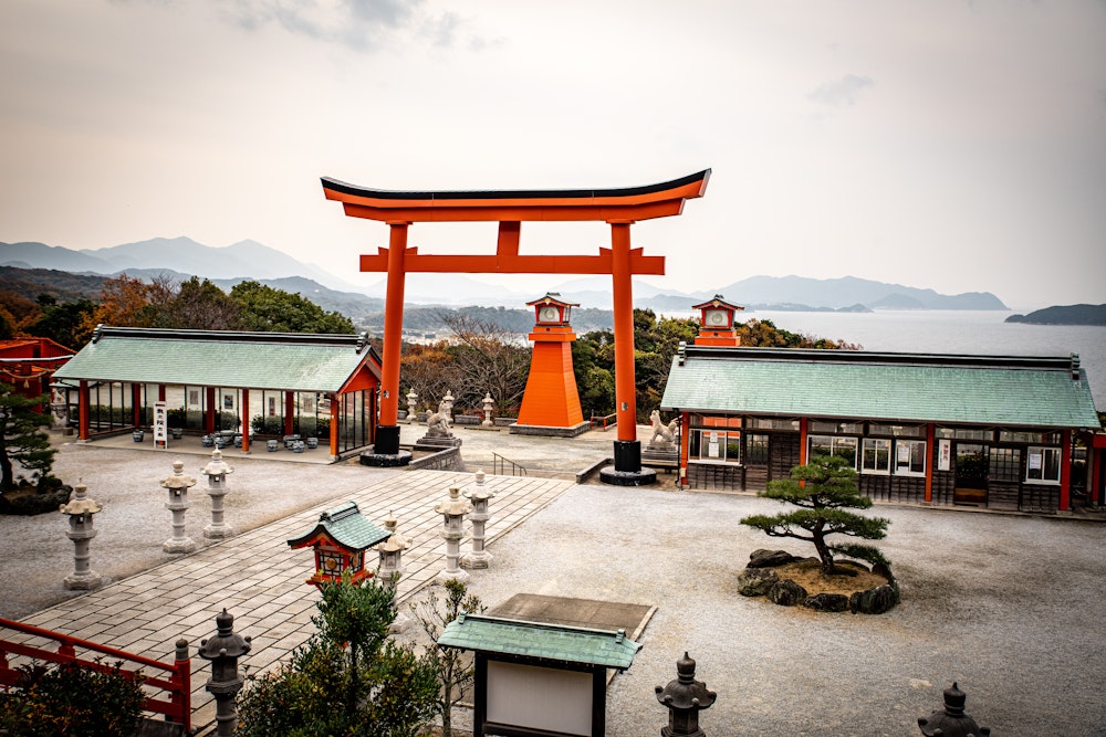 Fukutoku Inari Shrine in Shimonoseki City, Yamaguchi Prefecture