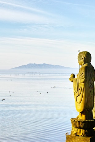 Lake-Shinji in Matsue, Shimane, Japan