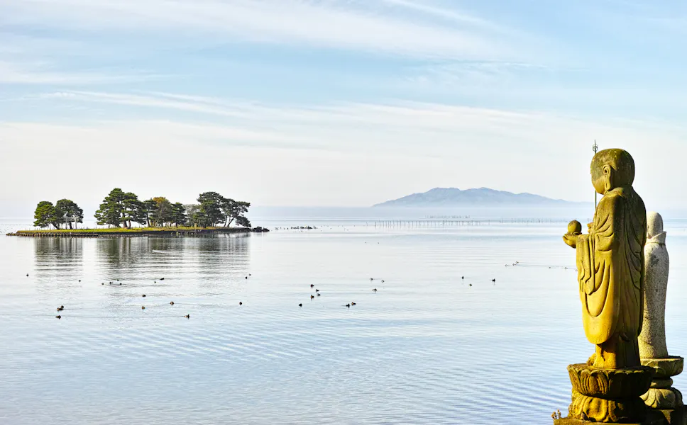 Lake-Shinji in Matsue, Shimane, Japan Lake-Shinji in Matsue, Shimane, Japan