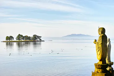 Lake-Shinji in Matsue, Shimane, Japan