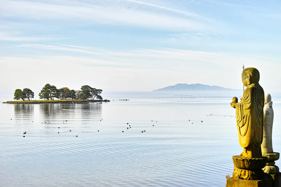 Lake-Shinji in Matsue, Shimane, Japan