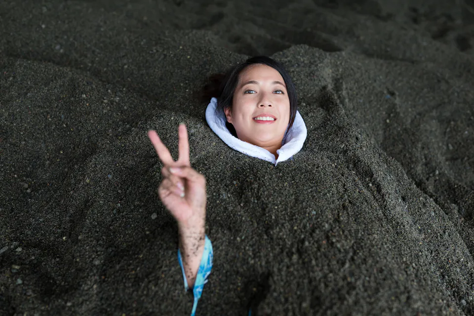 Beppu Beach Sand Bath Beppu Beach Sand Bath