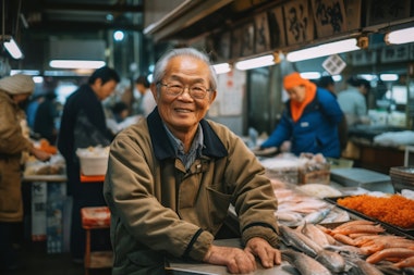 Tsukiji Market Man