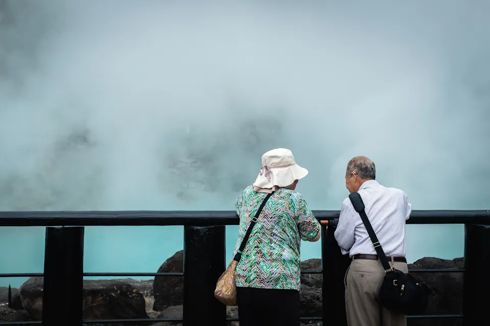 Couple at Beppu Onsen