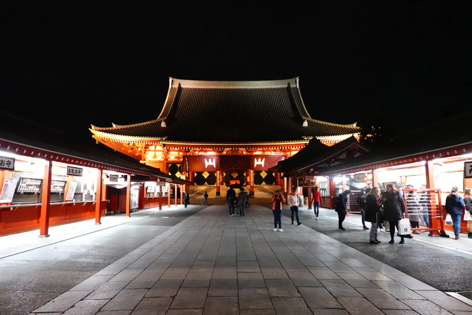 Asakusa at night