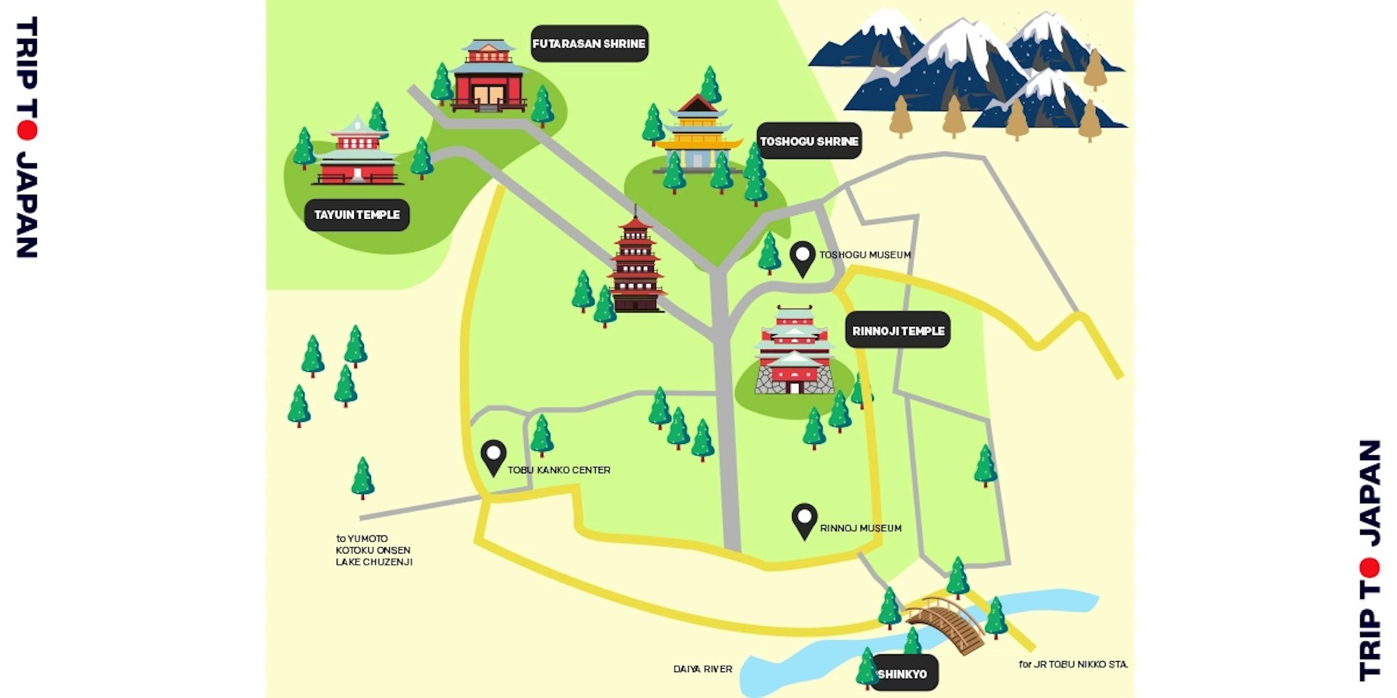 Toshogu Shrine Location Map