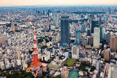 Tokyo Tower Aerial View