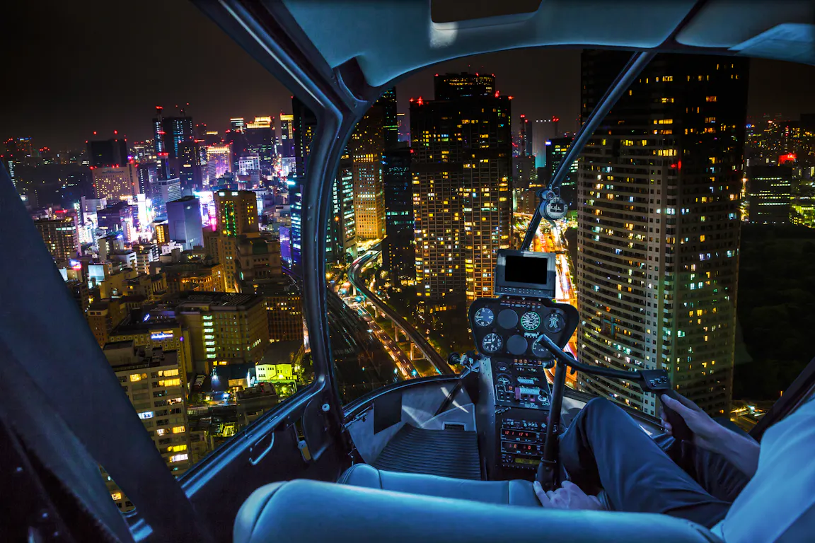 Tokyo Night Helicopter Tour