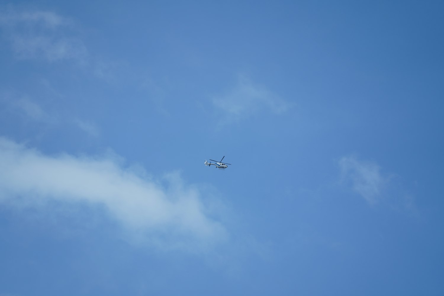 Helicopter Flying over Hiroshima