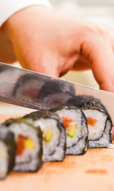 Sushi Cutting Sushi Cutting