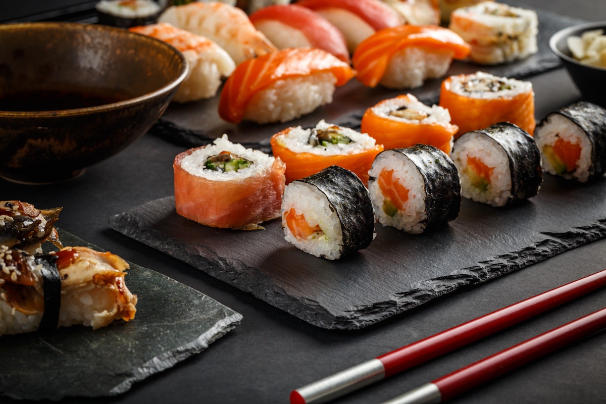 sushi in tokyo japan