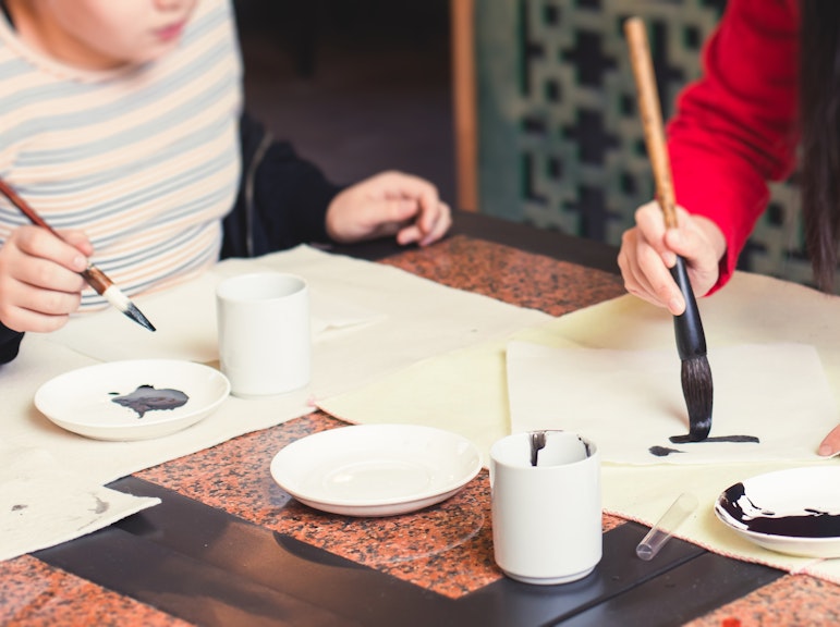 교토 기반 개인 일본 서예 수업