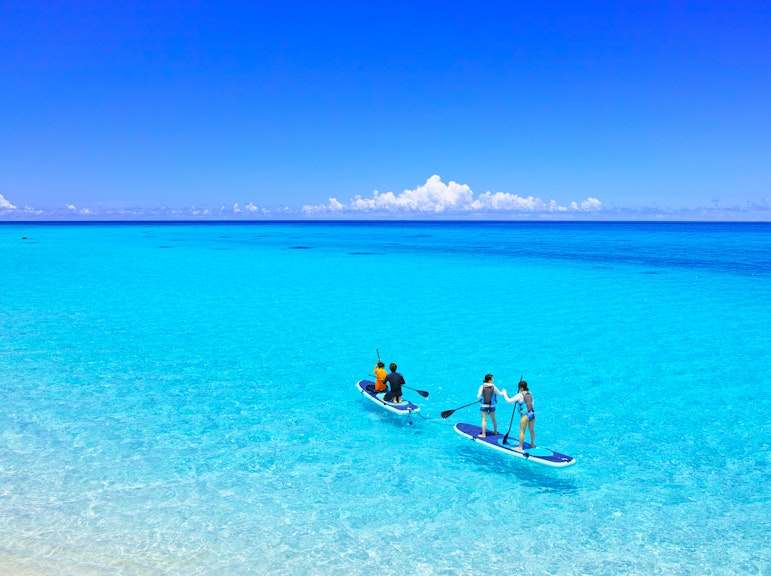 Miyakojima 1 day Premium Plan (SUP×Snorkeling×Caving×Canoeing)