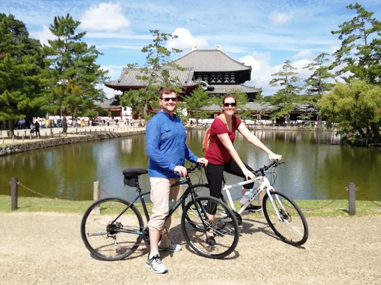 奈良市のハーフデイ自転車ツアー