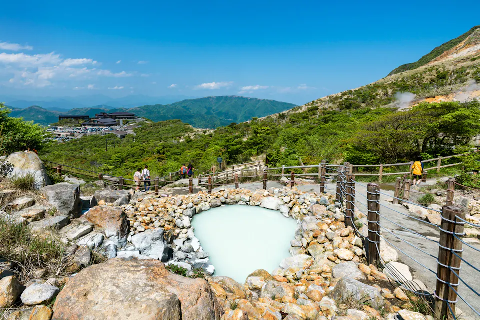 Owakudani sulphur hot spring