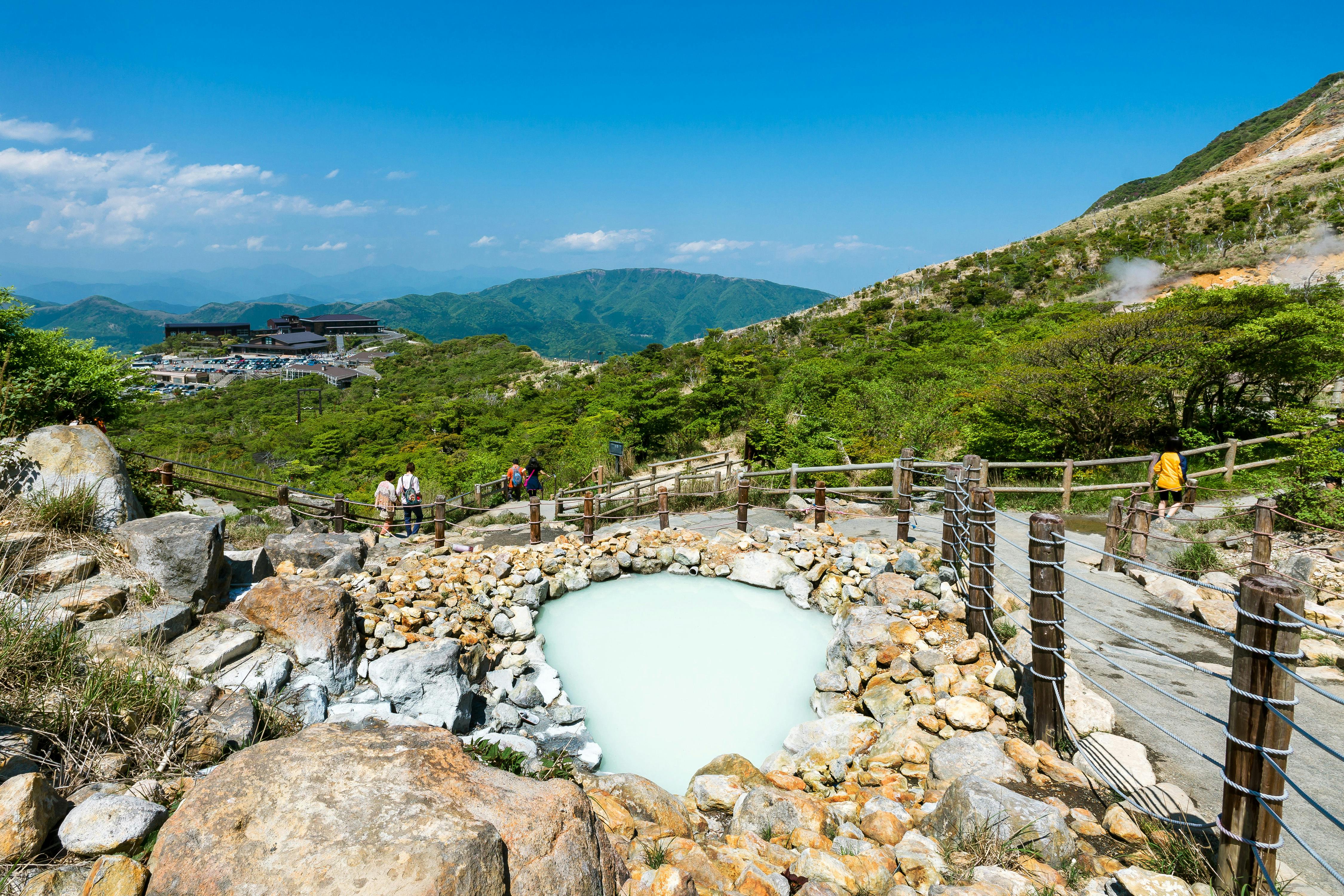 Owakudani sulphur hot spring