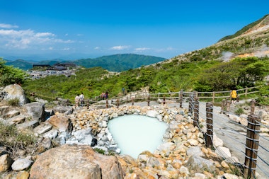 Owakudani sulphur hot spring