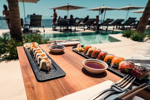 Sushi and Pool