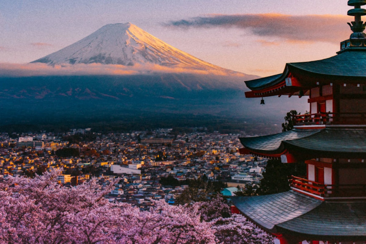 Mount Fuji and Pagoda Mount Fuji and Pagoda