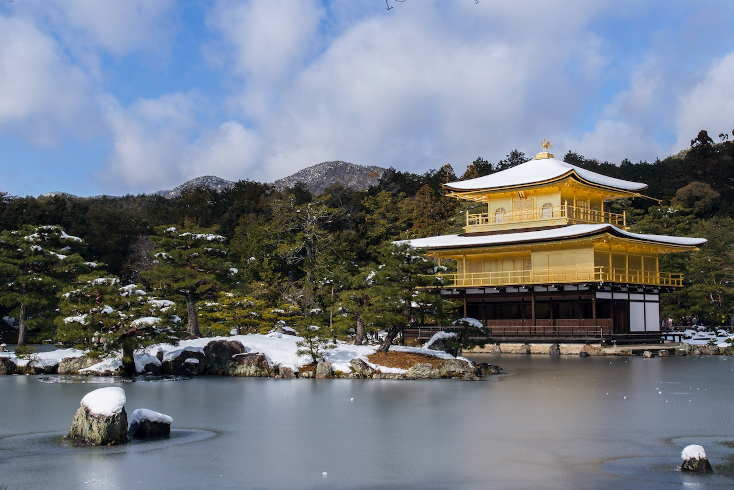 Kinkakuji in Winter