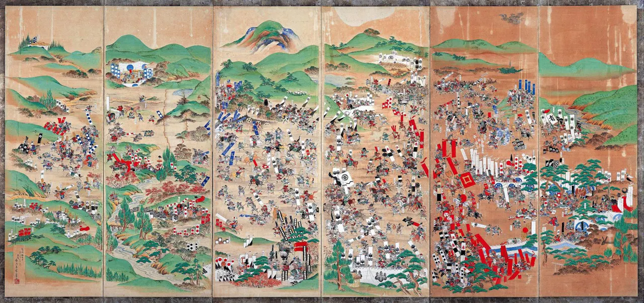 Depiction of the Battle of Sekigahara